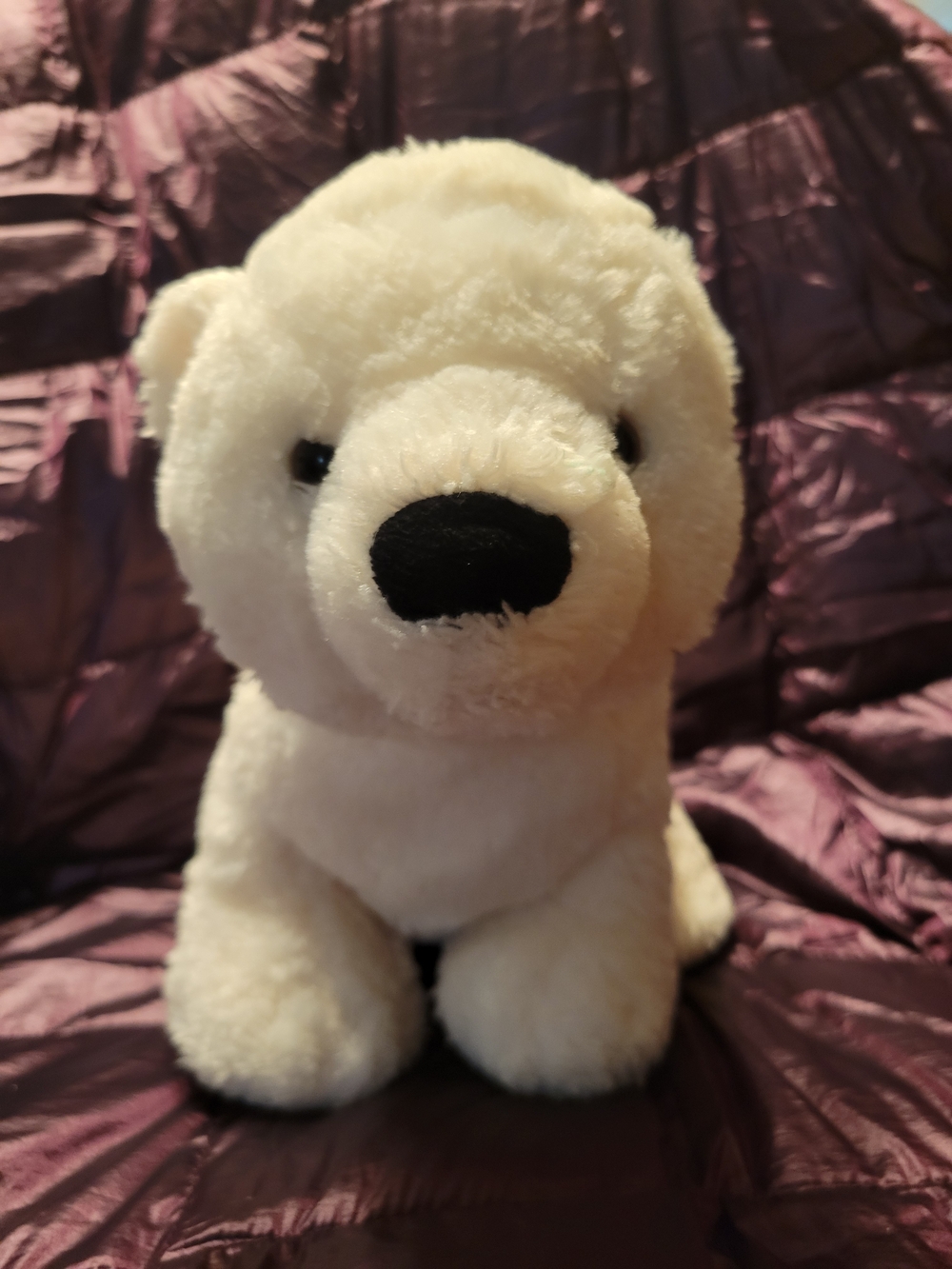 GANZ White Polar Bear Plush Stuffed Animal